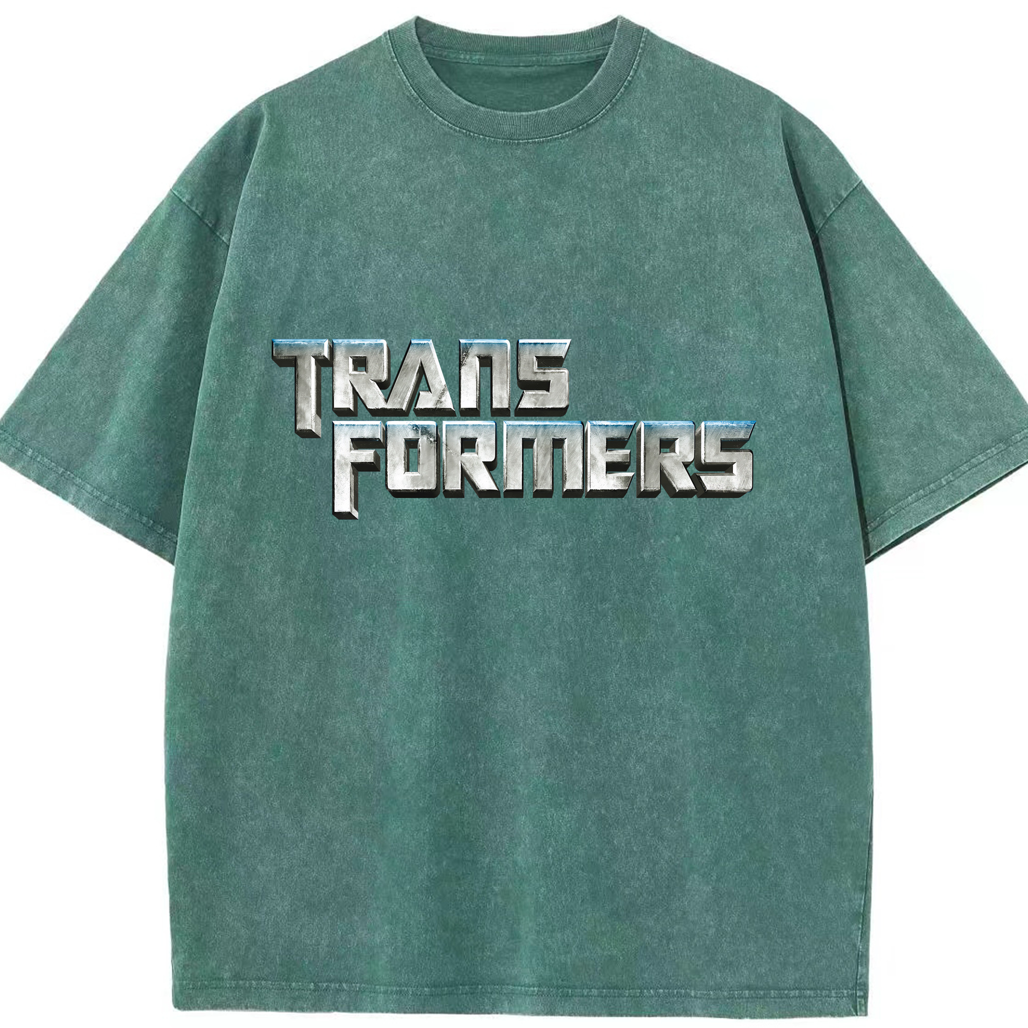 （画像用） Transformers トランスフォーマー 綿100% ヴィンテージ風 半袖Tシャツ（フロントプリント）